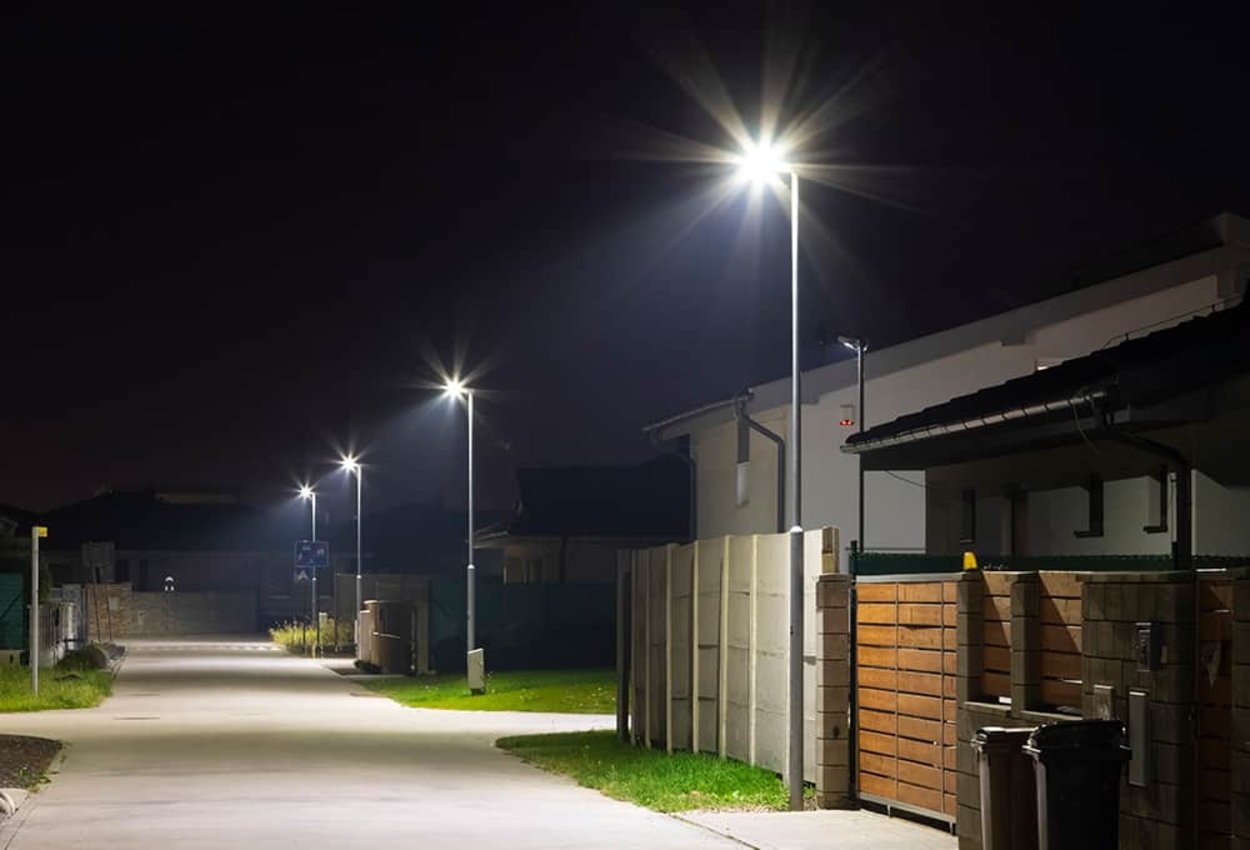 LED-Straßen­beleuchtung bei Gebhard Fürst Elektrotechnik GmbH in Hüttlingen
